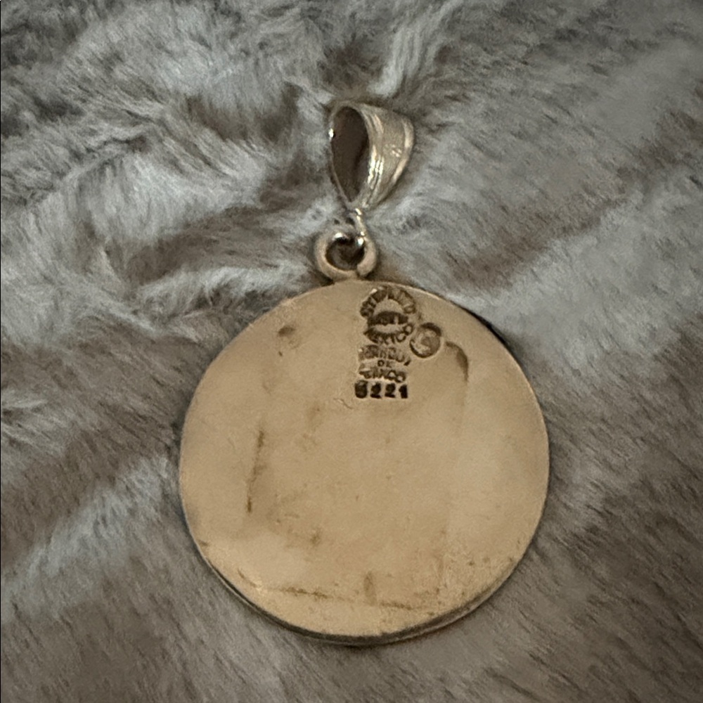 Margot de Taxco Sterling Pendant with Aries Symbol - Picture 2 of 4